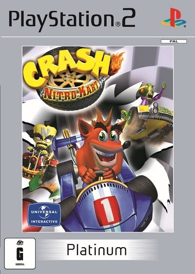 Vivendi Crash Nitro Kart Platinum Refurbished PS2 Playstation 2 Game